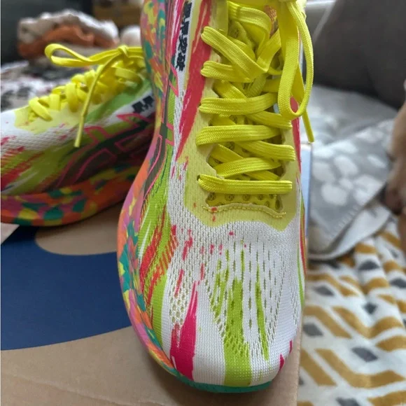 Asics | Shoes | Asics Yellow And Pink Athletic Shoes Dynamic  display picture 3